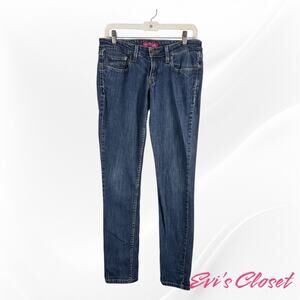 Levis 524 Too Superlow Skinny Jeans Women’s Sz 7 Stretch Denim Pants Y2K